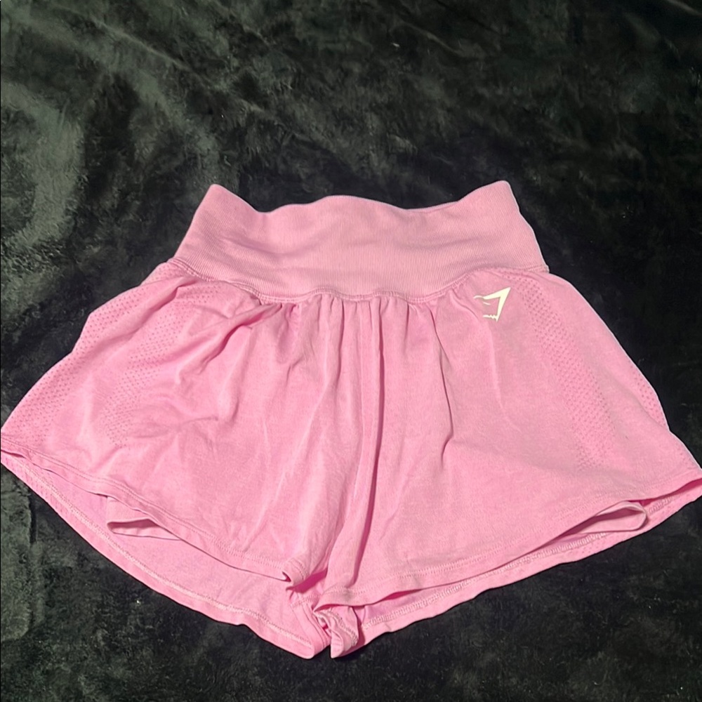 Gymshark Pink Athletic Shorts Lightweight Moisture-Wicking